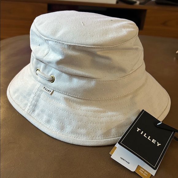 Tilley The ICONIC T1 Natural Classic Bucket Hat UPF 50+ Cotton NWT - Picture 5 of 9